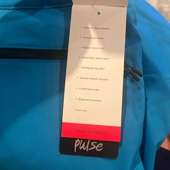 NEW🎿 Pulse Trax mechanical stretch high waisted snow pants in Violet Blue $149 - Picture 4 of 8